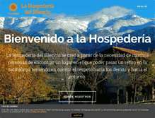 Tablet Screenshot of hospederiadelsilencio.com